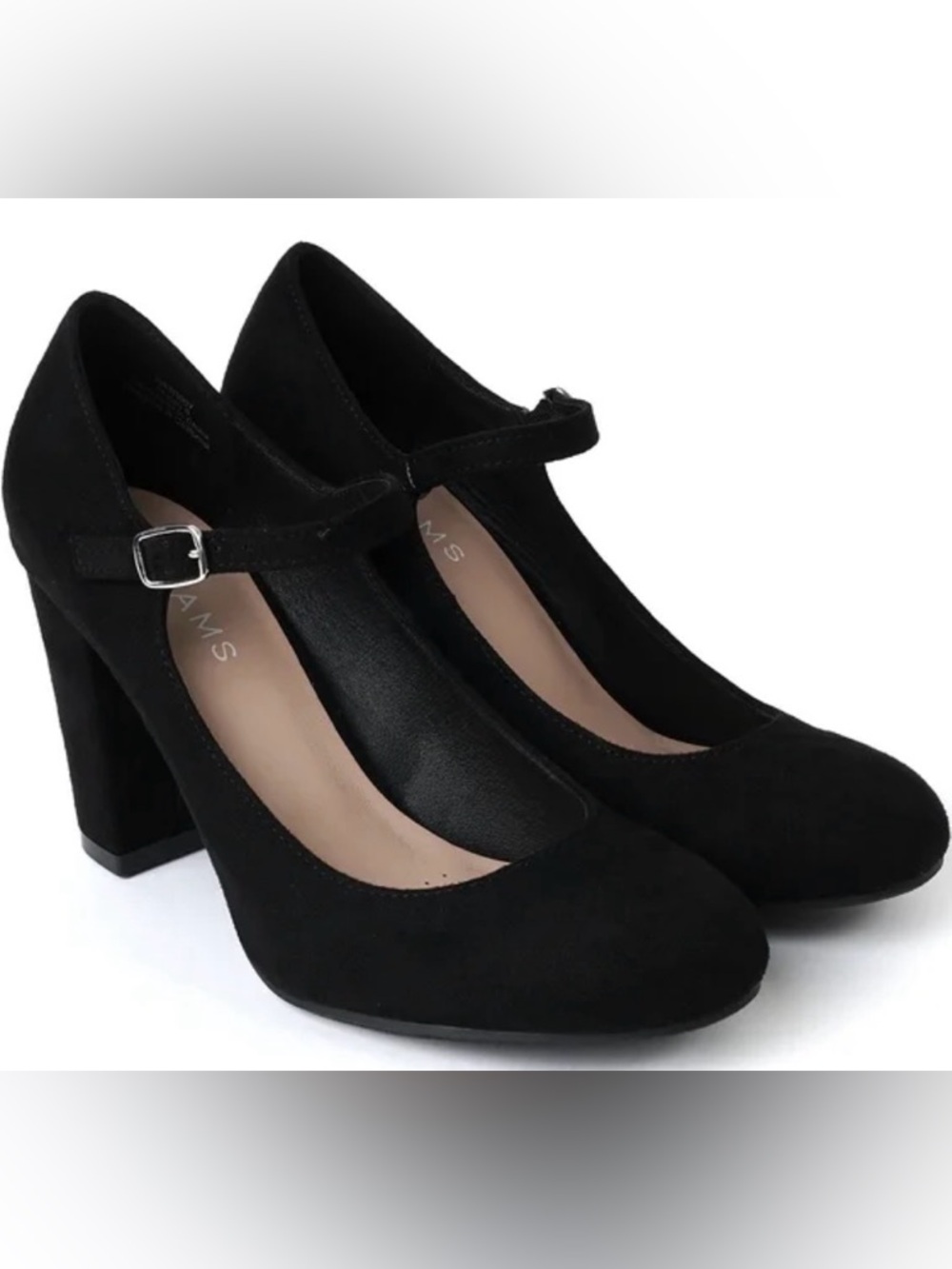 New J Adam’s 10 Black Mary Jane Block Heel Pumps - Women